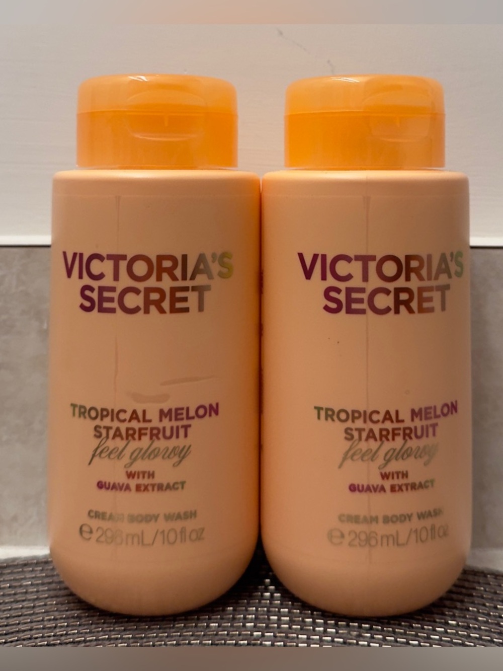 NEW Victoria's Secret Tropical Melon Starfruit Cream Body Wash Set